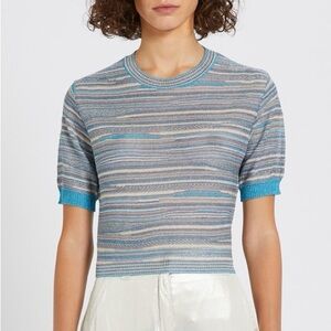 MARELLA Missoni Style Striped Knit Top